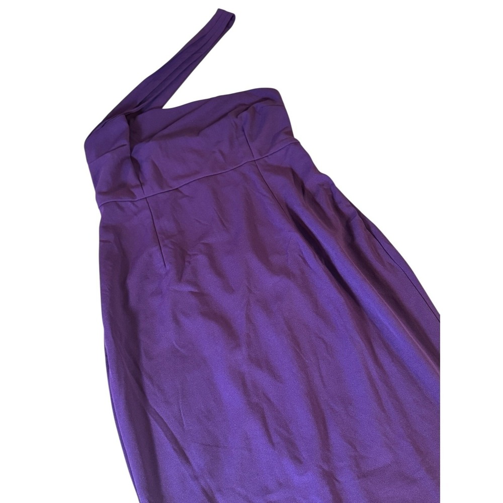 Lulus Hold Your Attention One Shoulder Midi Dress Women's Med Purple NWT Formal - Picture 9 of 10
